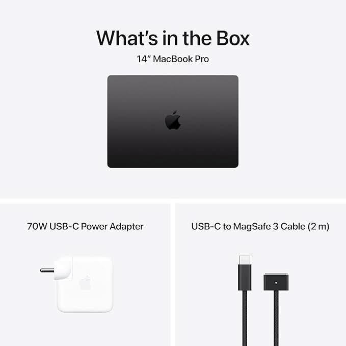 Apple 14-inch MacBook Pro M5 Pro chip with 18 core CPU and 20 core GPU, 24GB, 2TB SSD - Space Black thumbnail 6